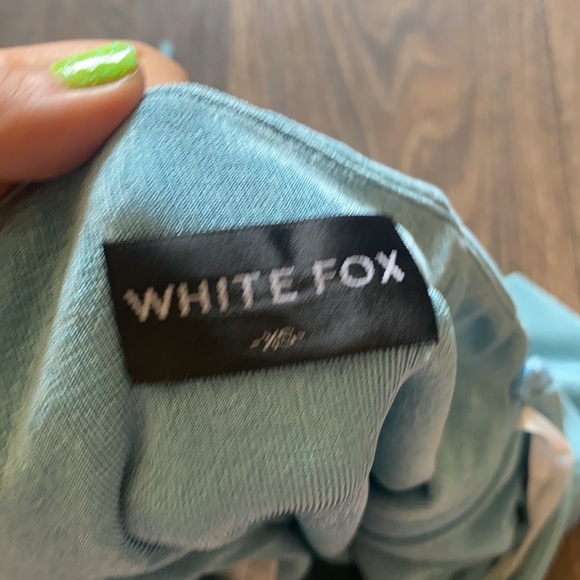White Fox Blue Skirt - Picture 9 of 12